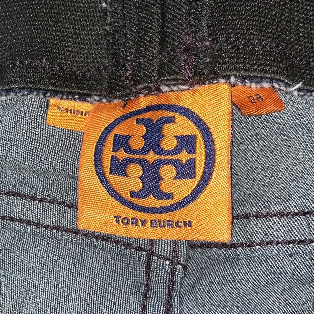 Tory Burch Navy Blue Leggings